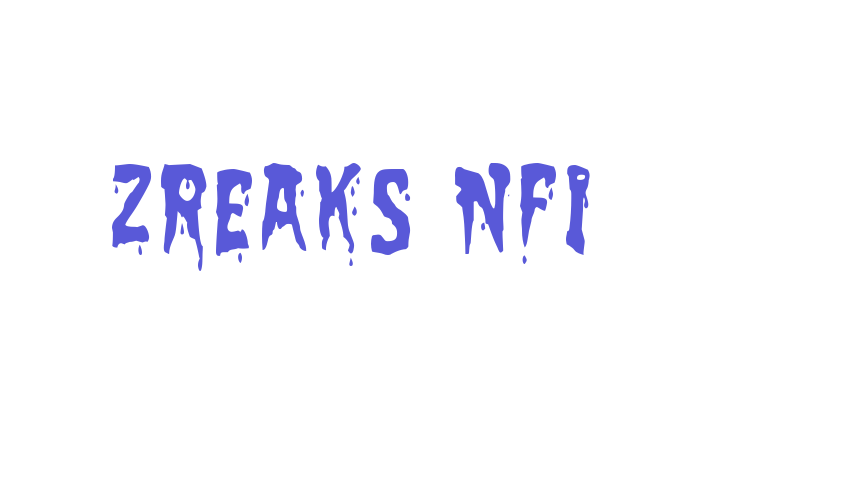 Zreaks NFI Font Download