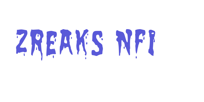 Zreaks NFI Font