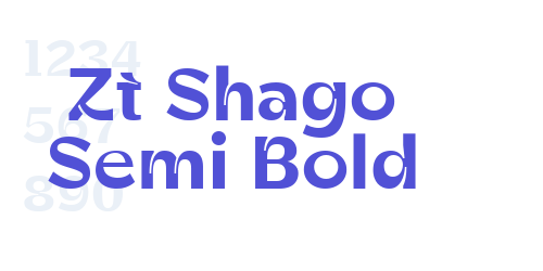 Zt Shago Semi Bold-font-download