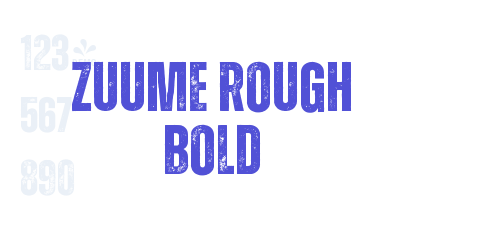 Zuume Rough Bold-font-download