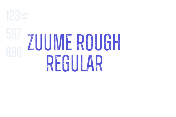 Zuume Rough Regular
