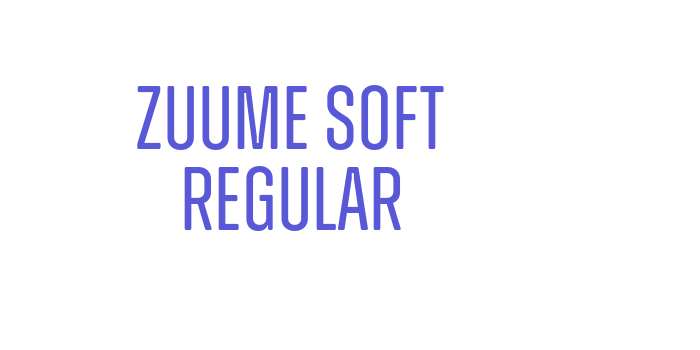 Zuume Soft Regular Font Download