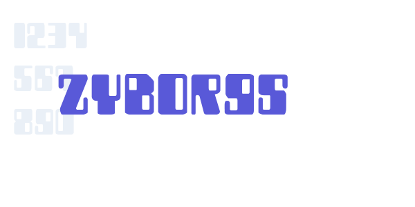 Zyborgs font free