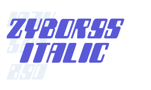 Zyborgs Italic Font Download