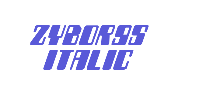 Zyborgs Italic Font Download