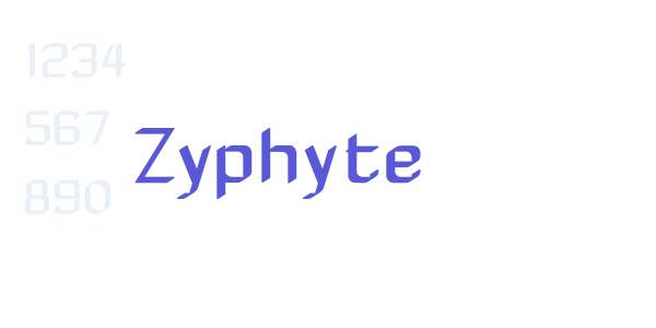 Zyphyte font free