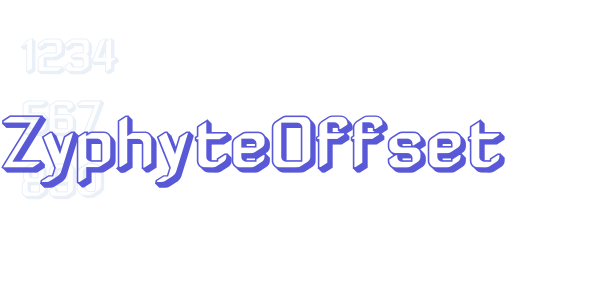 ZyphyteOffset font free