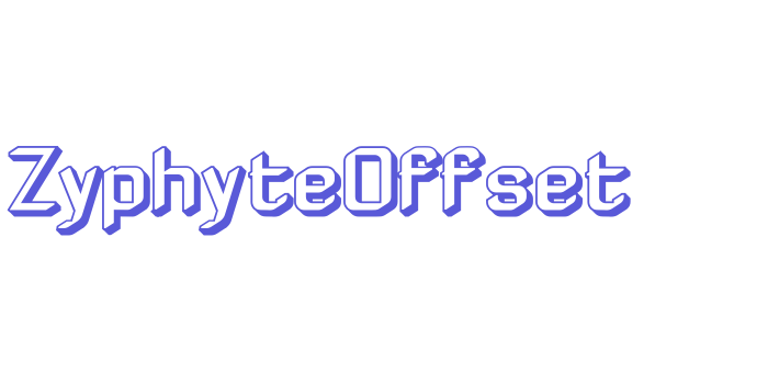 ZyphyteOffset Font Download