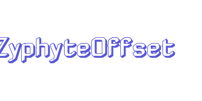 ZyphyteOffset Font