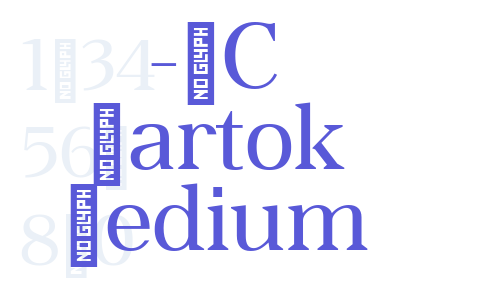 -OC Bartok Medium Font Download