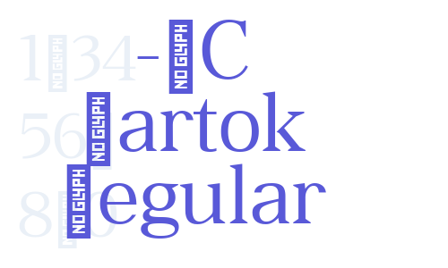 -OC Bartok Regular Font Download