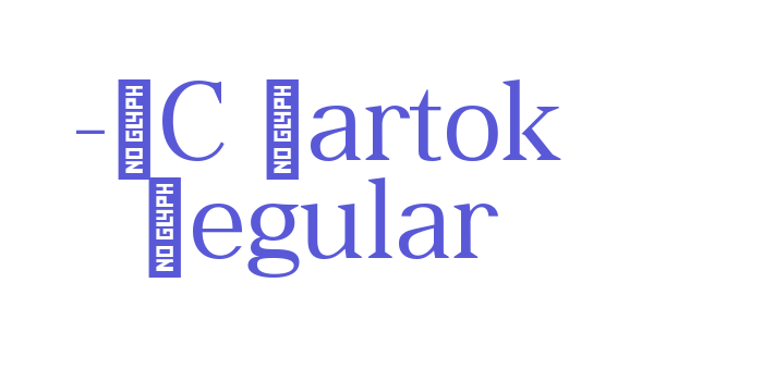 -OC Bartok Regular Font