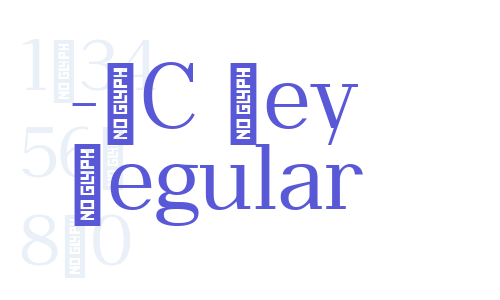 -OC Rey Regular Font Download