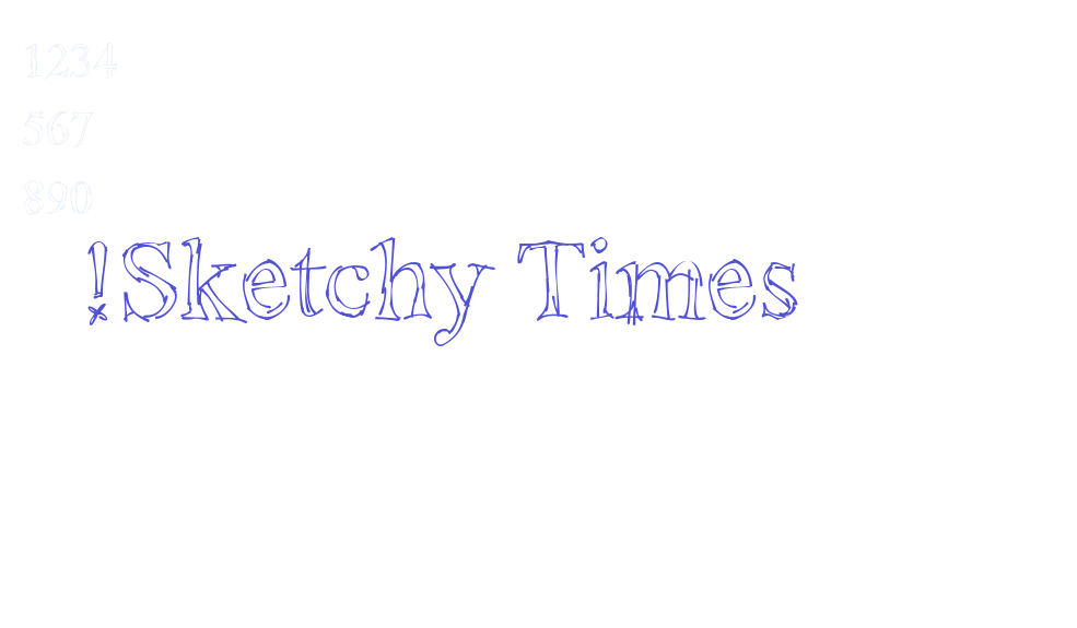 !Sketchy Times-font-download