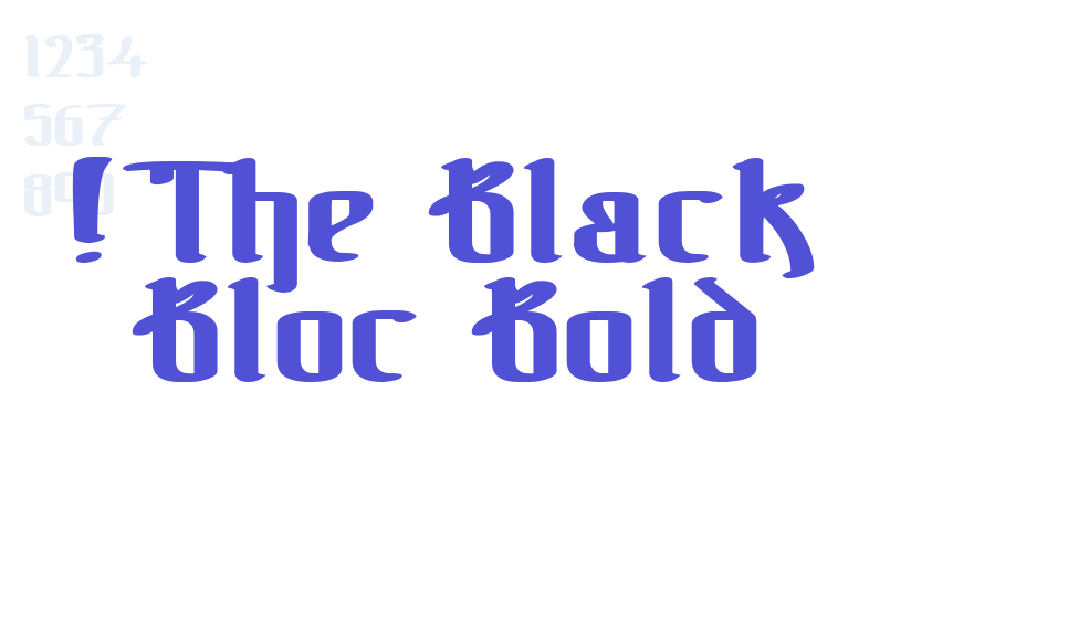 !The Black Bloc Bold-font-download