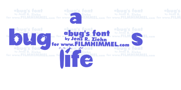 a bug’s life font