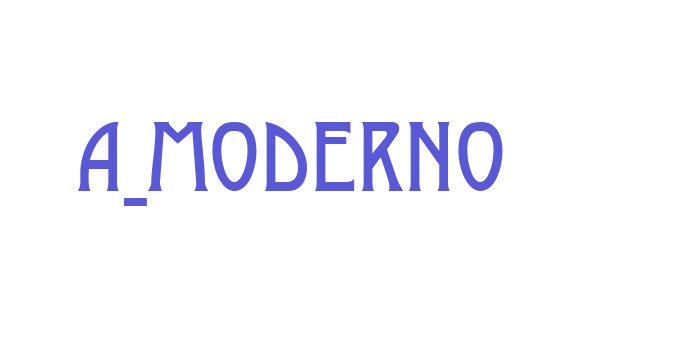 a_Moderno Font Download