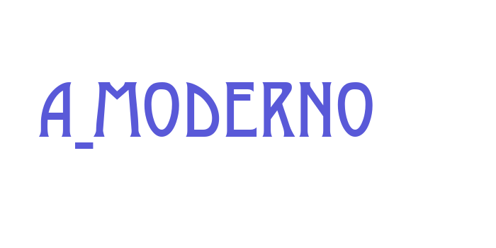 a_Moderno Font