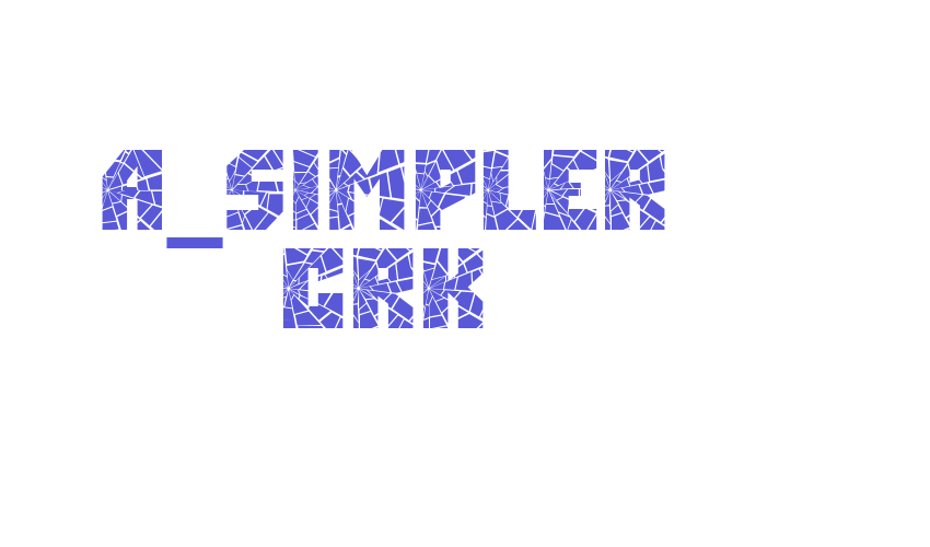 a_Simpler Crk Font Download