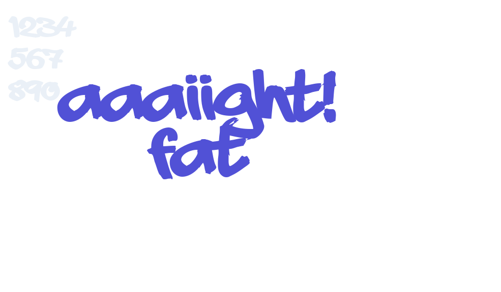 aaaiight! fat-font-download