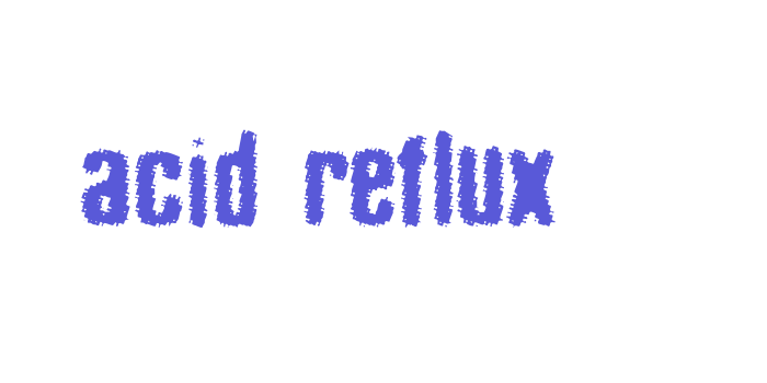 acid reflux Font Download