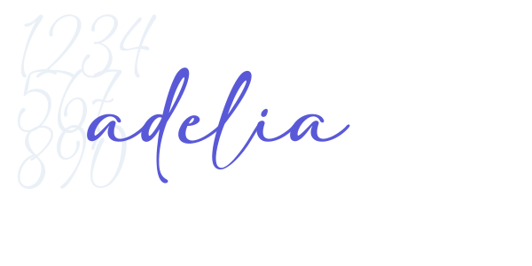 adelia font