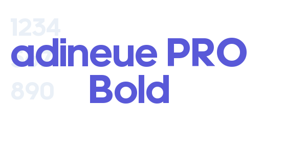 adineue PRO Bold font free