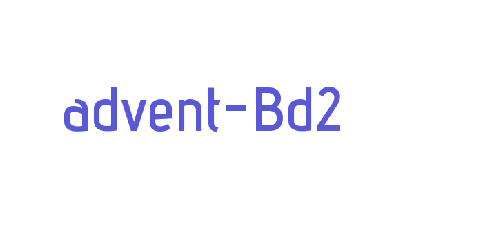 advent-Bd2 Font Download