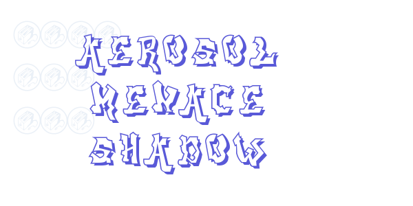 aerosol menace shadow font free