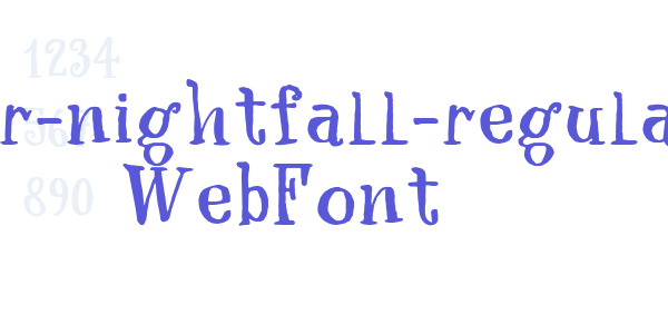 after-nightfall-regular WebFont font free