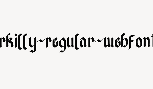 afterkilly-regular-webfont Font