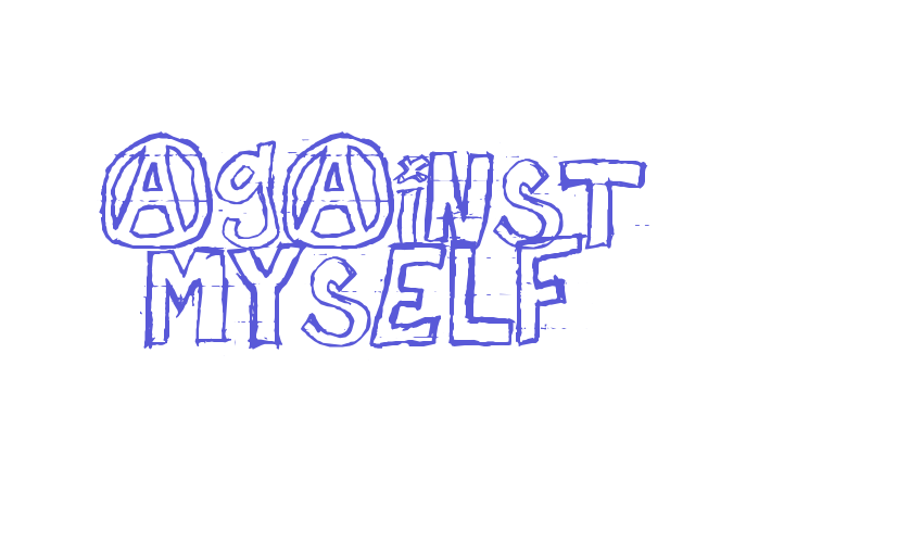 against myself Font