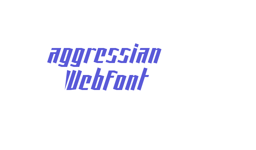 aggressian WebFont Font Download