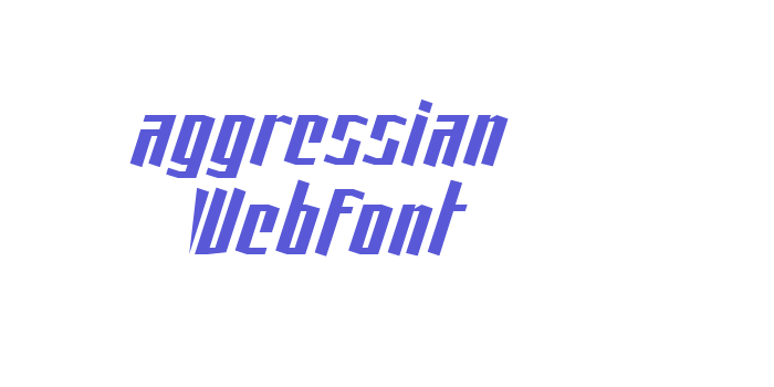 aggressian WebFont Font Download