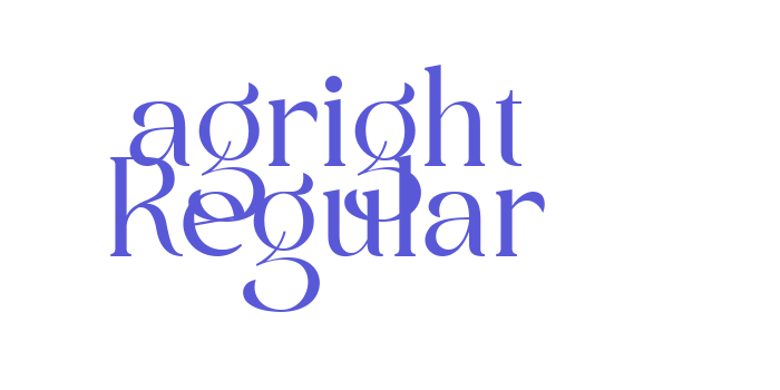 agright Regular Font Download