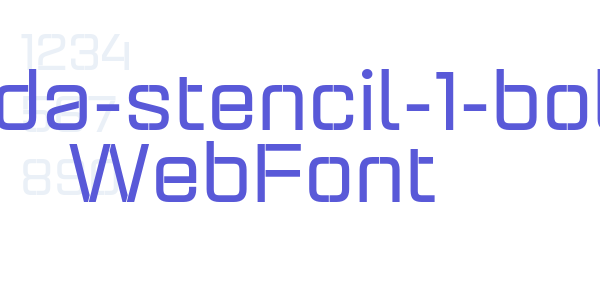 aguda-stencil-1-bold WebFont font