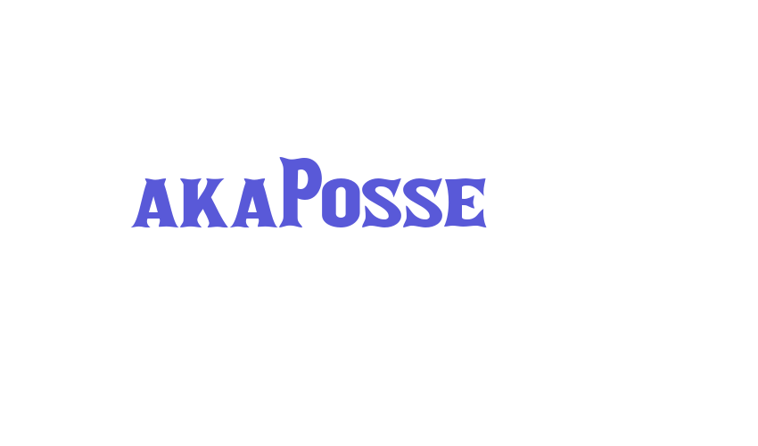 akaPosse Font Download