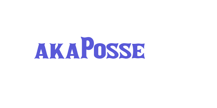 akaPosse Font Download