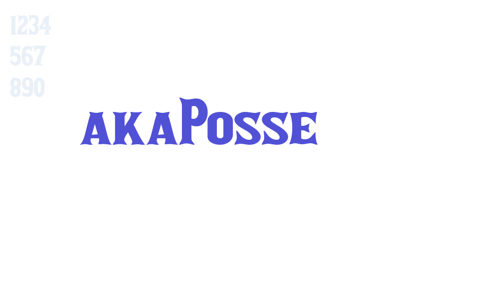 akaPosse-font-download