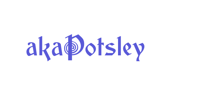 akaPotsley Font Download