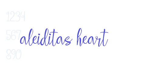 aleiditas heart-font-download