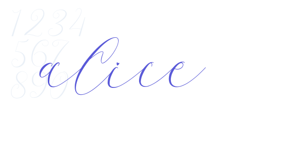 alice font free