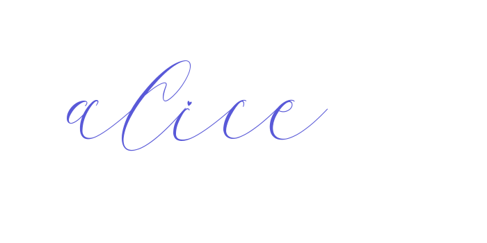 alice Font Download