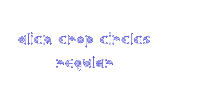 alien crop circles Regular Font Download