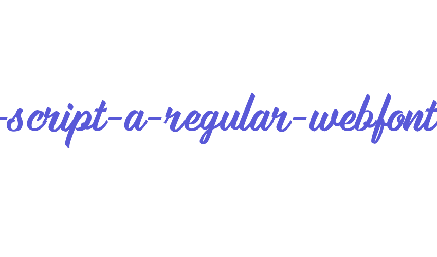 alios-script-a-regular-webfont Font