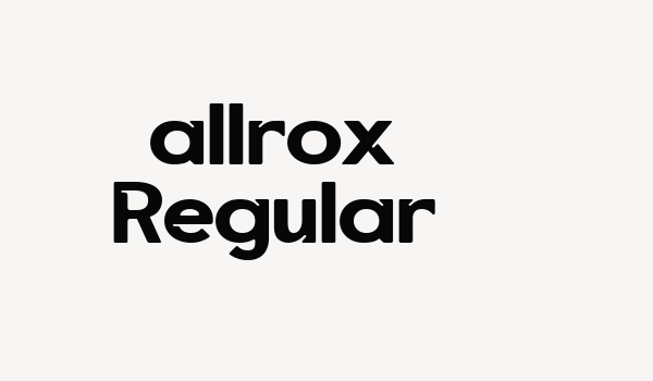 allrox Regular Font