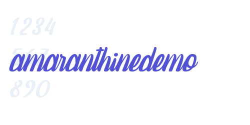 amaranthinedemo-font-download