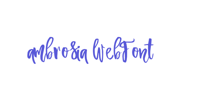 ambrosia WebFont Font Download