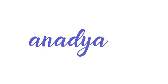 anadya Font Download