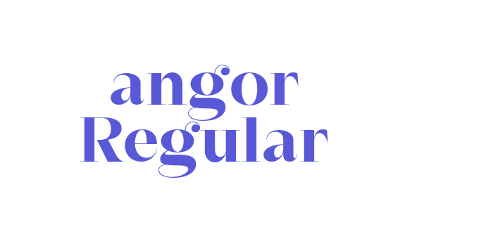 angor Regular Font Download